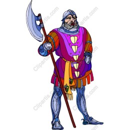 Colorful Medieval Knight