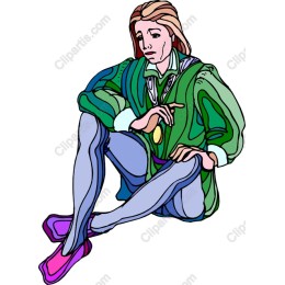 Elegant Thoughtful Character