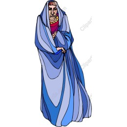 Elegant Cloaked Character