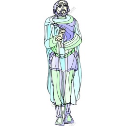 Abstract Historical Figure