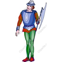Colorful Medieval Knight
