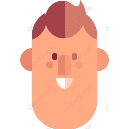 Cheerful Cartoon Character