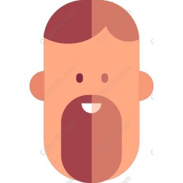 Friendly Beard Character