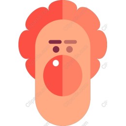 Vibrant Whimsical Clown Face