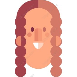 Cheerful Braided Character