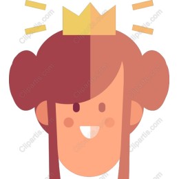 Cheerful Crowned Girl