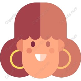 Joyful Female Character