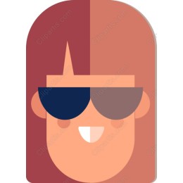 Cheerful Sunglasses Character
