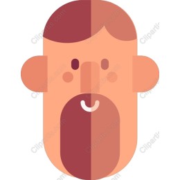 Playful Bearded Man