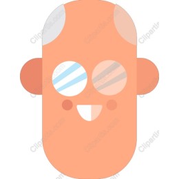 Cheerful Elderly Character