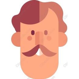 Friendly Mustached Man