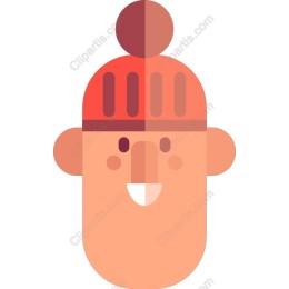 Cheerful Winter Character