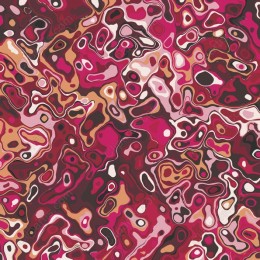 Dynamic Abstract in Pink and Burgundy