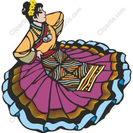 Vibrant Traditional Dancer