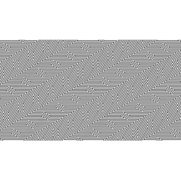 Black and White Zigzag Pattern