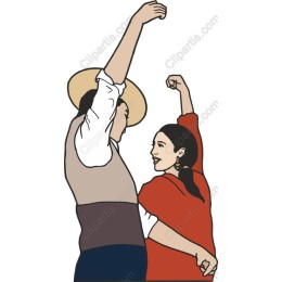 Joyful Dance Couple