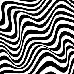 Black and White Wave Pattern