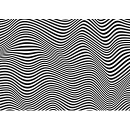 Black and White Wavy Lines
