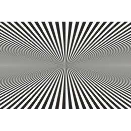 Black and White Striped Optical Illusion