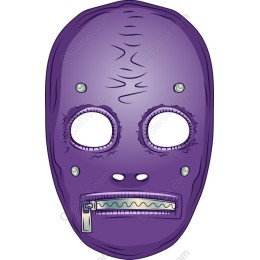 Edgy Purple Mask