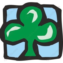 Vibrant Three-Leaf Clover