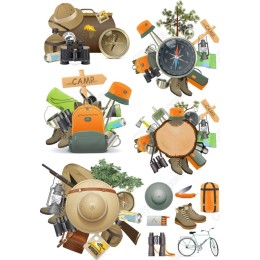 Camping Adventure Clipart Set