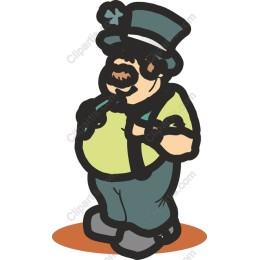 Jovial St. Patrick's Day Character