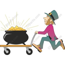 Leprechaun with Golden Pot