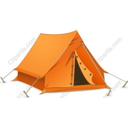 Orange Camping Tent