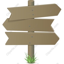 Rustic Wooden Signpost