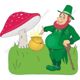 Enchanting Leprechaun with Gold