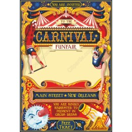 Carnival Funfair Invitation