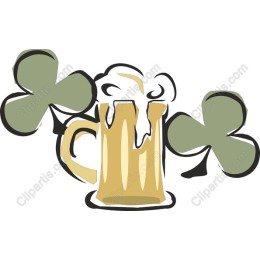 Cheers to Luck - Festive Beer and Shamrock
