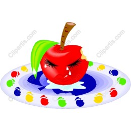 Quirky Distressed Apple