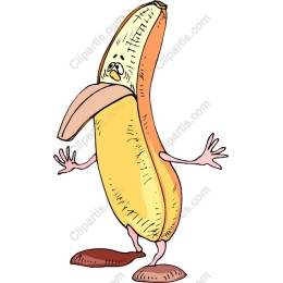 Whimsical Banana Character
