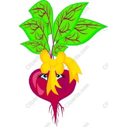 Happy Radish Character