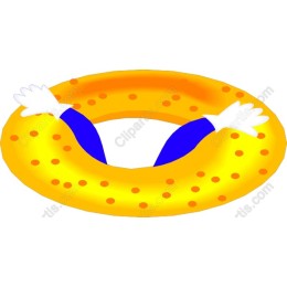Cheerful Donut Float