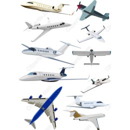 Aviation Set: 12 Unique Aircraft