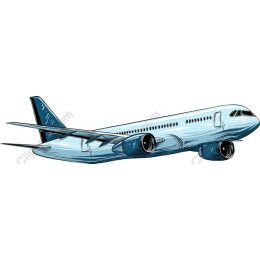 Sleek Airplane - Perfect for Travel and Aviation