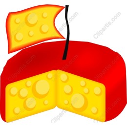 Vibrant Cheese Wheel