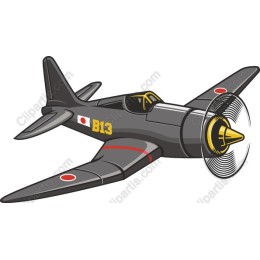 Vintage Japanese Fighter Aircraft