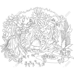 Whimsical Fairy Tale Woodland