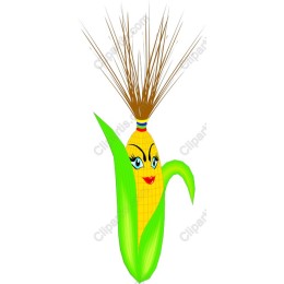 Delightful Cartoon Corn