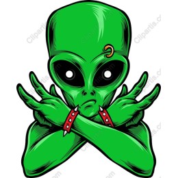 Galactic Green Alien