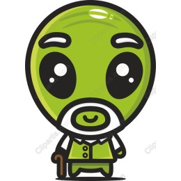 Cute Alien Grandfather