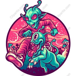 Cosmic Adventure: Alien and Creature