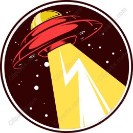 Vintage UFO - Retro Flying Saucer