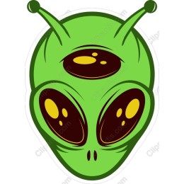 Vibrant Green Alien