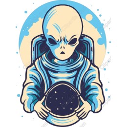 Cosmic Alien Astronaut