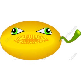 Whimsical Yellow Fruit